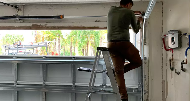 Garage Door Tension Spring Replacement in Wright, FL