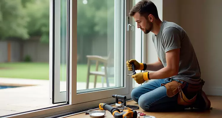 Sliding Glass Door Panel Repair in Wright, FL